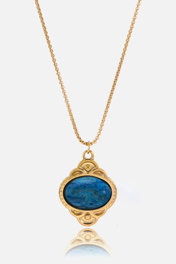 Classic Colorful Pendant Necklace