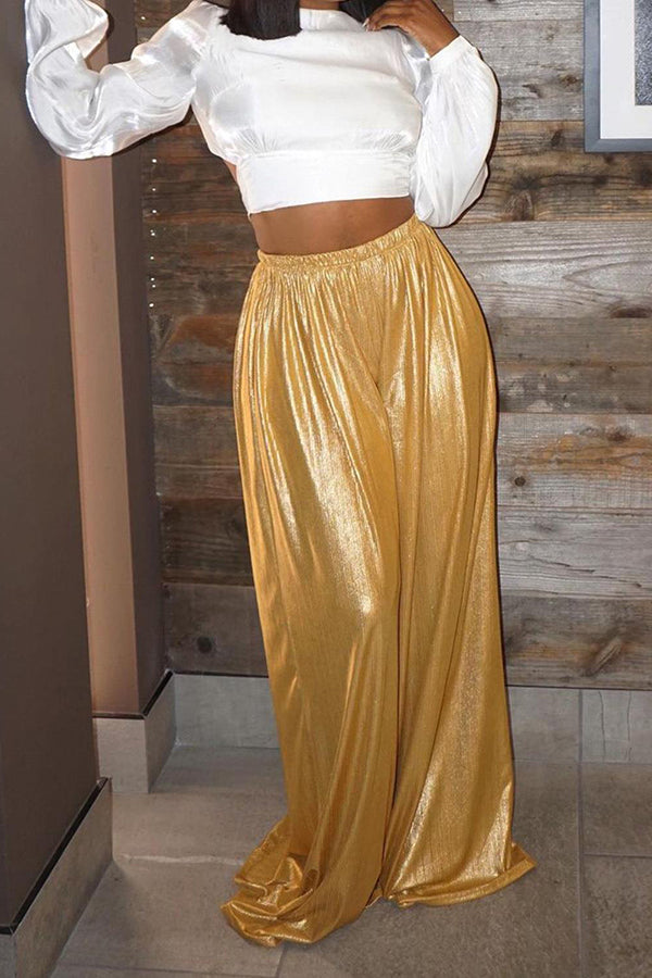 High-waist Stylish Wide Leg Pants