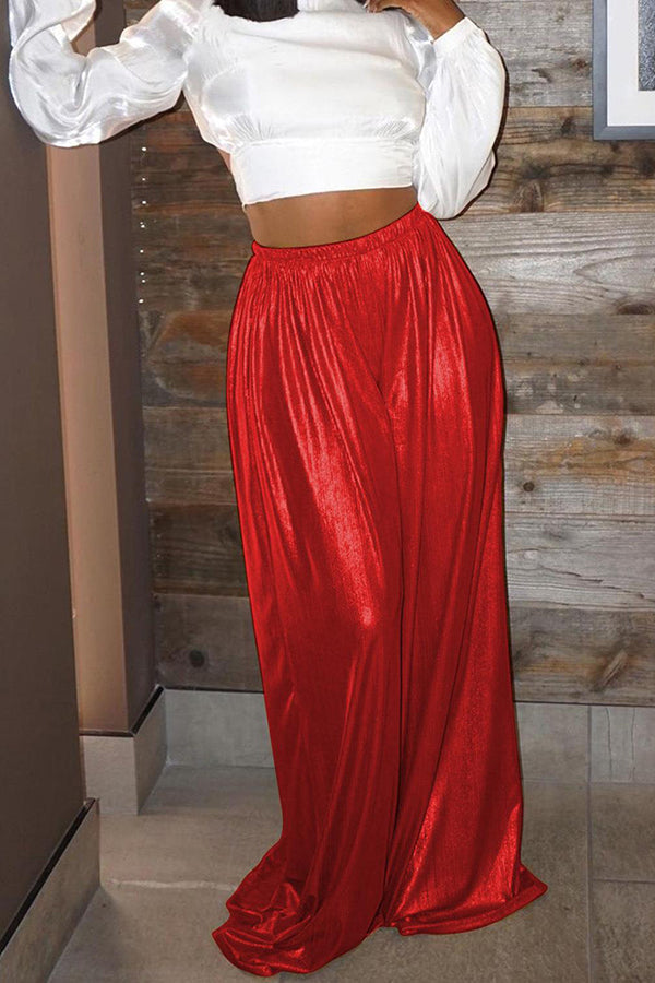 High-waist Stylish Wide Leg Pants