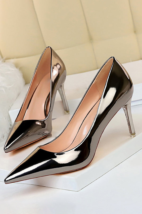 Metallic High Heels