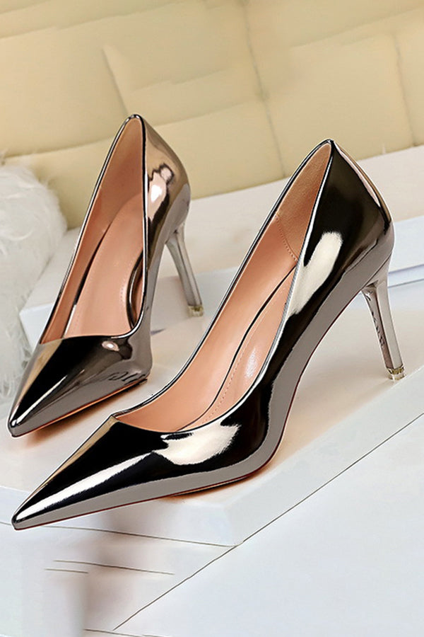 Metallic High Heels