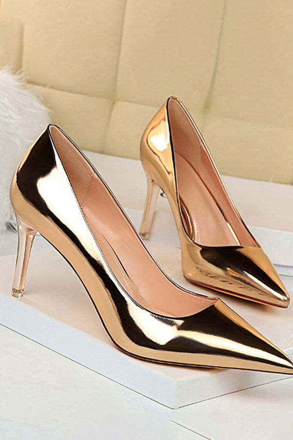 Metallic High Heels