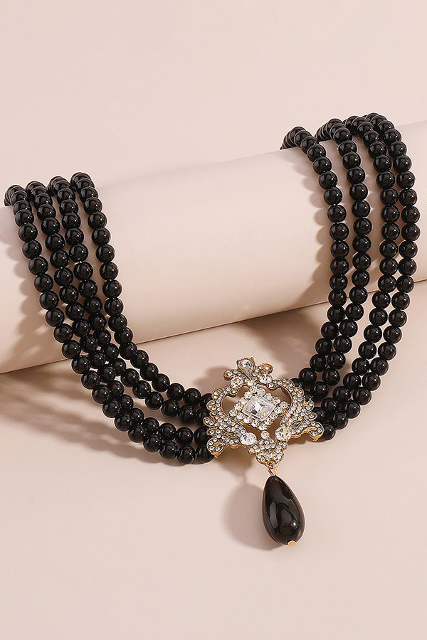 Retro Light Luxury pearl necklace