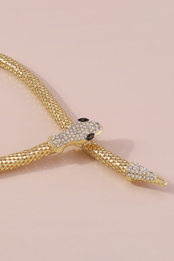 Stylish Pengke Personality Snake Necklace