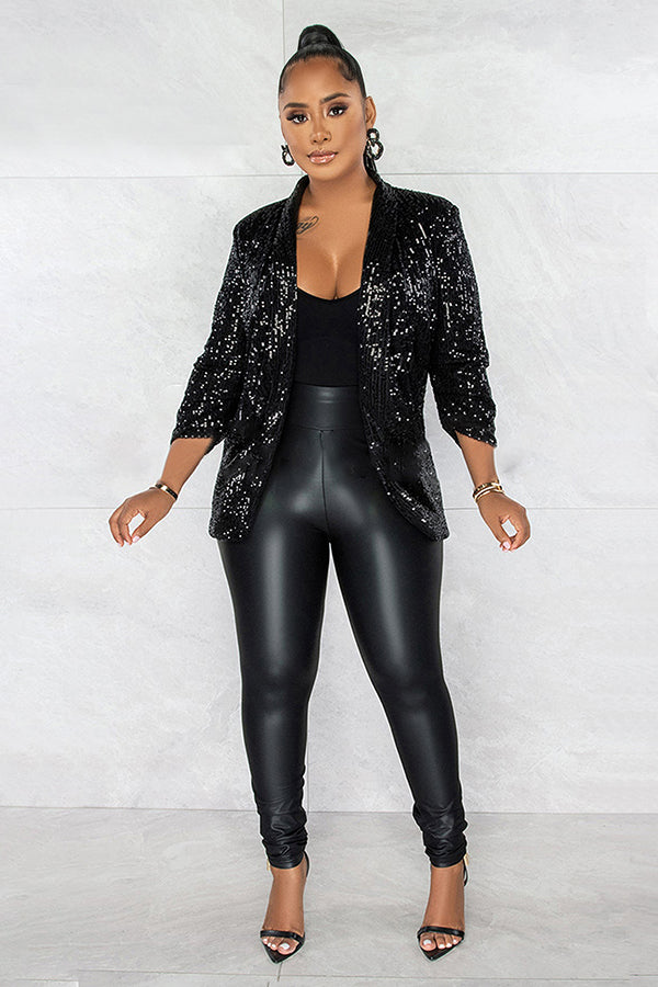 Daily Casual Sequin Versatile Blazer