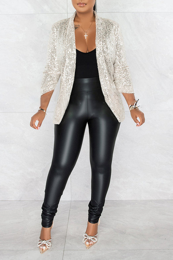 Daily Casual Sequin Versatile Blazer