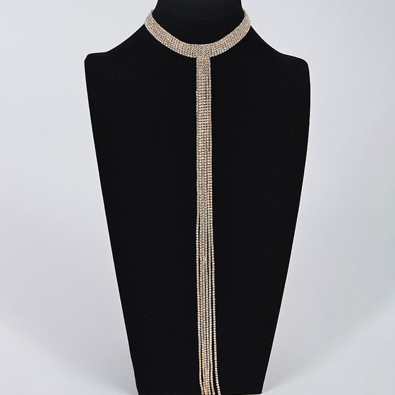 Full Rhinestones Choker Necklace